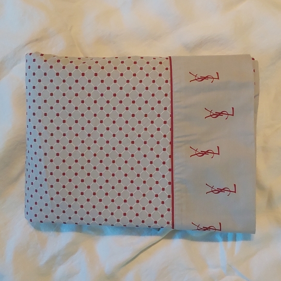 Yves Saint Laurent Bedding Vintage Ysl King Flat Sheet Poshmark